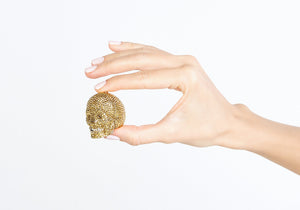 Skull Pillbox Gold-2