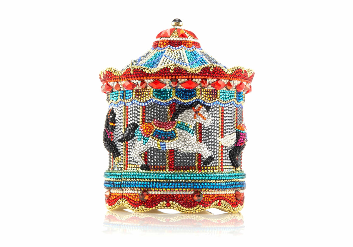 Jane's Carousel crystal clutch lifestyle view