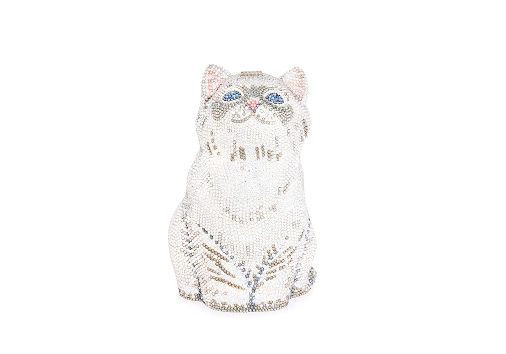 Kitten Cloud Cat-Shaped Clutch | Judith Leiber