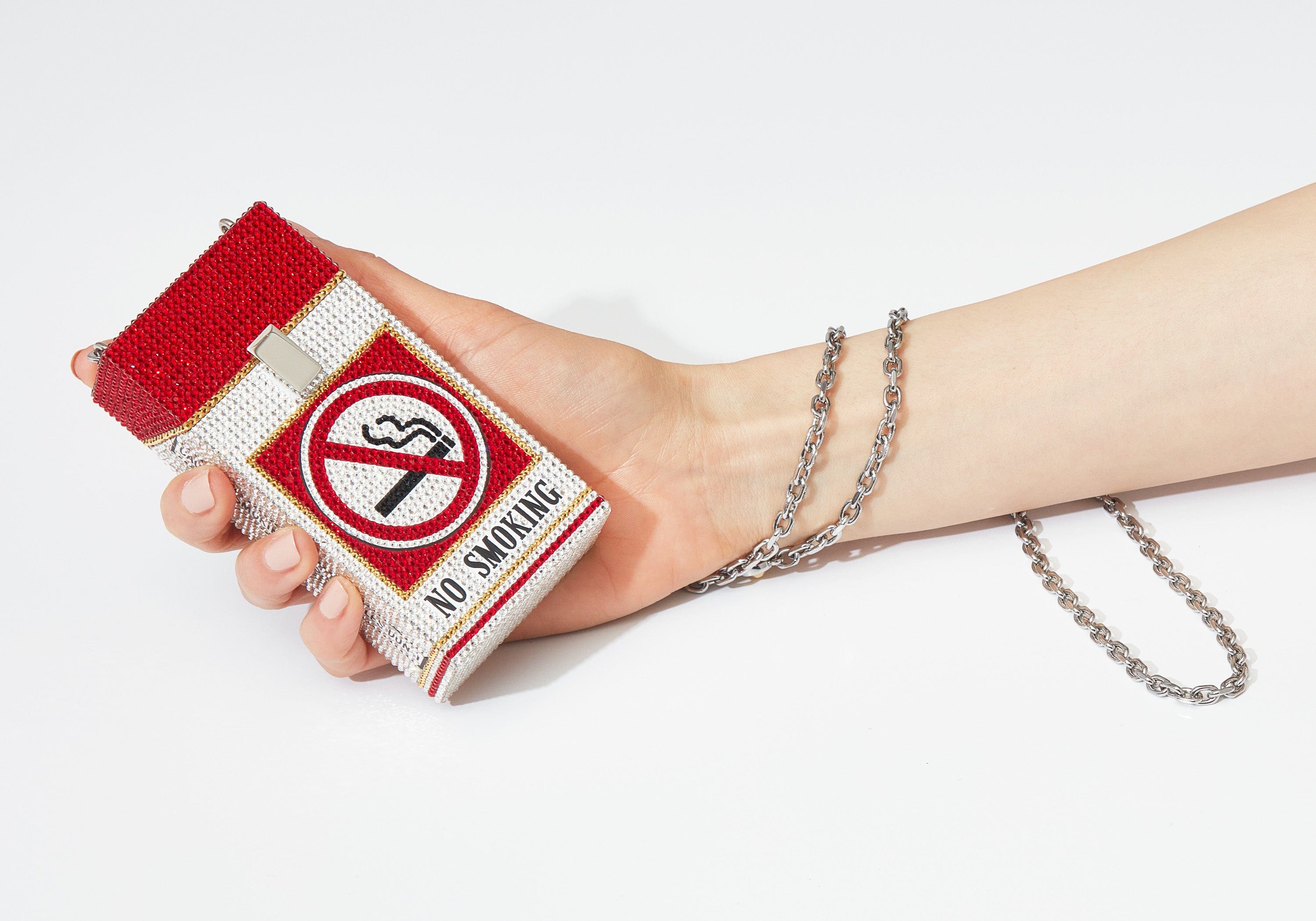 cigarette clutch Chanel Bag - Brown Quilted Leather SHW There is a separate pouch on the outside for your lighter Vintage Dark Brown Leather Bond