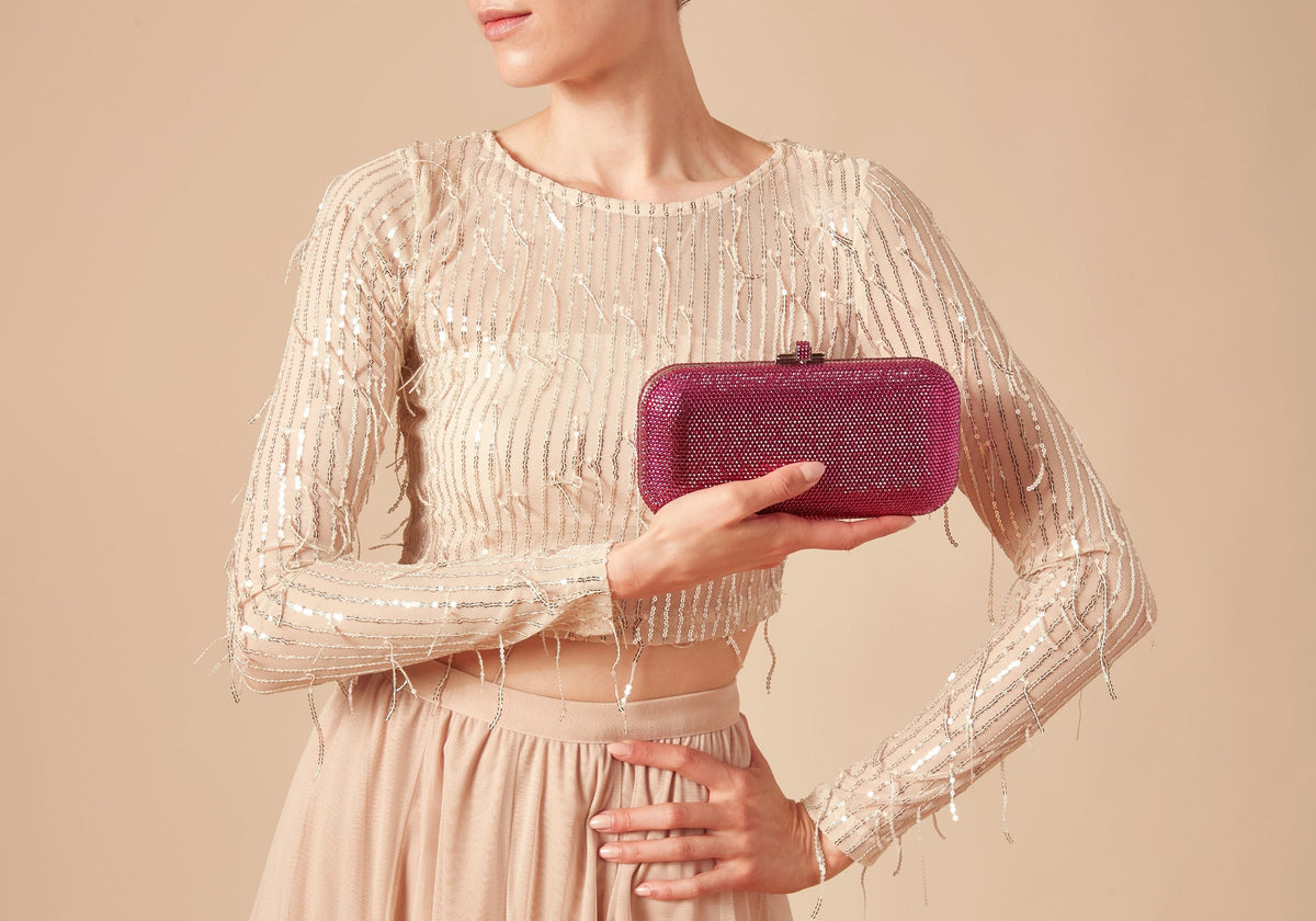 Long Slide Fullbead Fuchsia