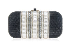 Long Slide Gems Silver Black