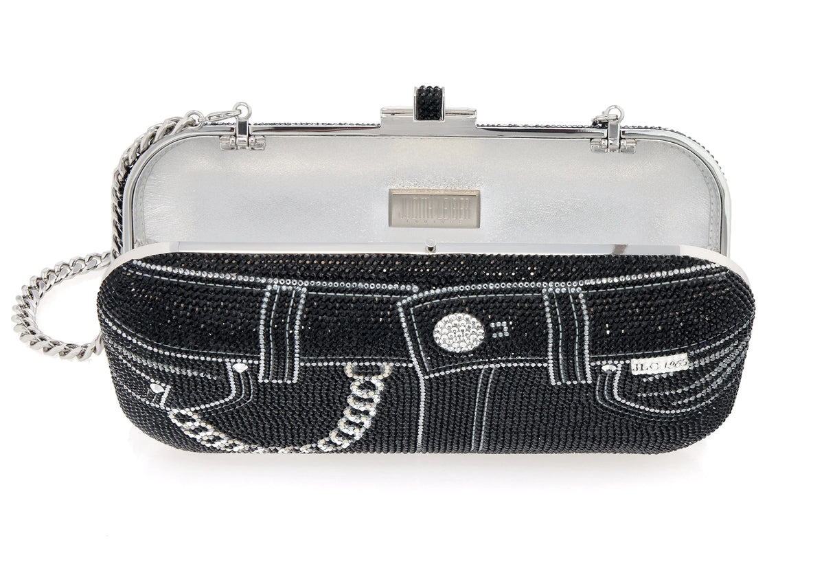 Long Slide Jeans Black Purse
