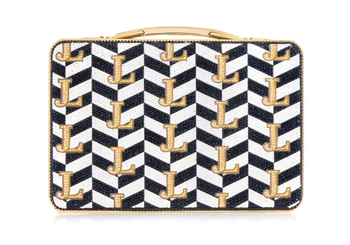 Bespoke Lunch Box Herringbone Monogram