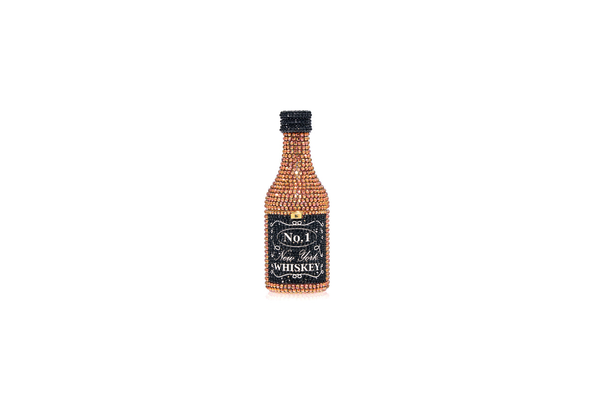 Mini Bottle Pillbox Whiskey crystal alternate lifestyle view