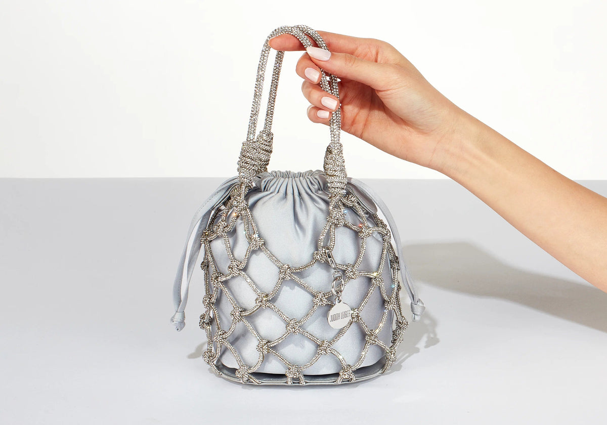 Sparkle Net Pouch Silver