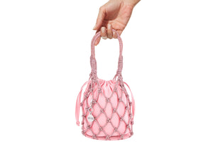 Sparkle Net Pouch Pink-2