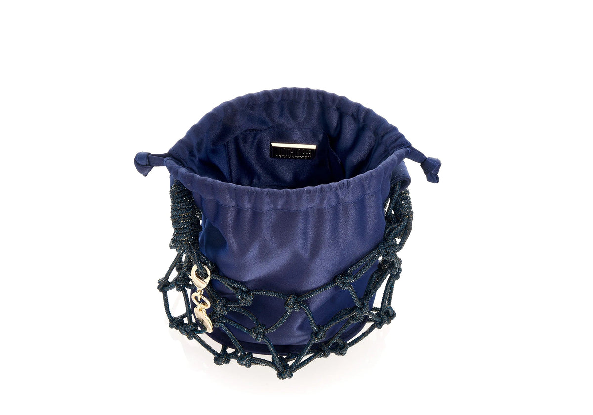 Sparkle Net Pouch Navy