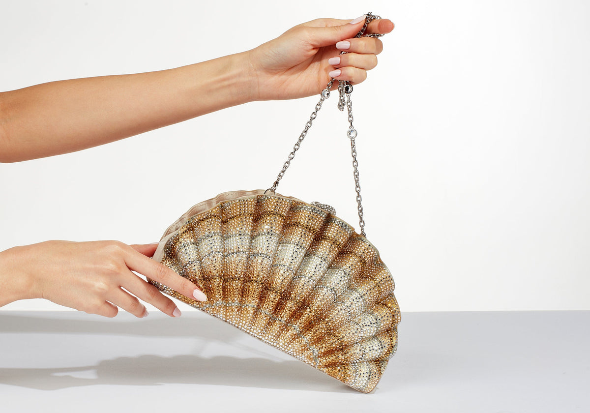 Origami Fan Scallop Gold