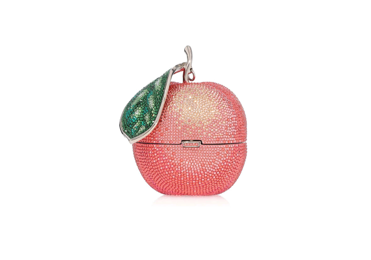 Peach Peachy Keen crystal clutch front view