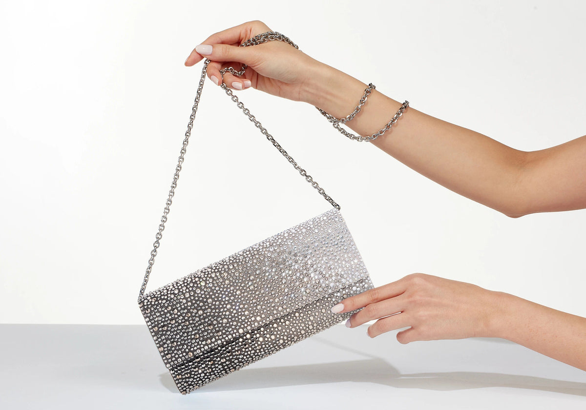 Perry Crystal Caviar Gradient Platinum