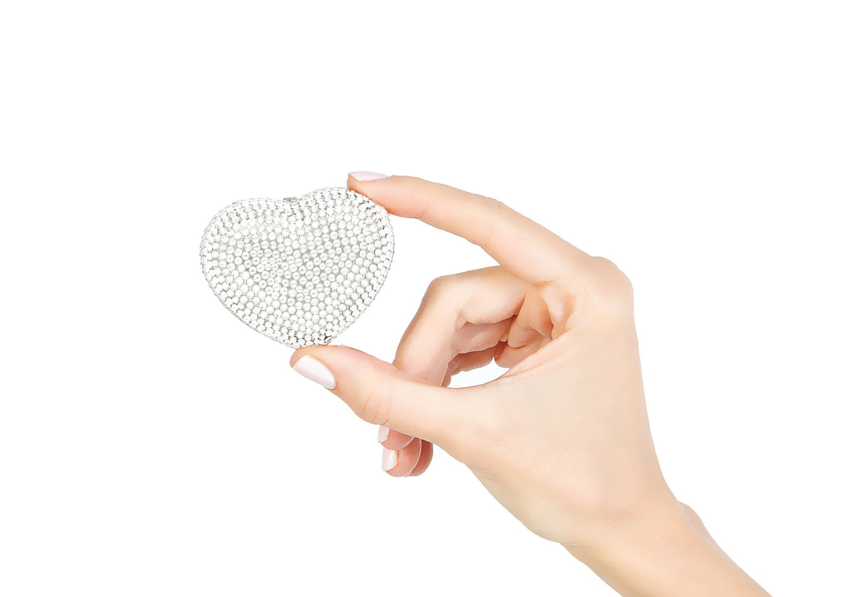 Mini Heart Silver