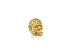 Skull Pillbox Gold
