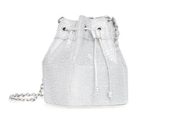 Piper Bucket Silver Drawstring Bag