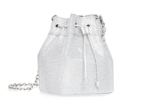 Piper Bucket Silver Drawstring Bag-5