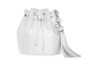 Piper Bucket Silver Drawstring Bag-4