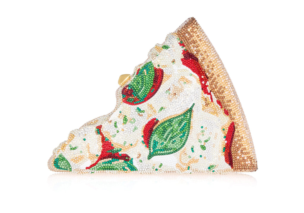 Pizza Margherita Clutch | Judith Leiber