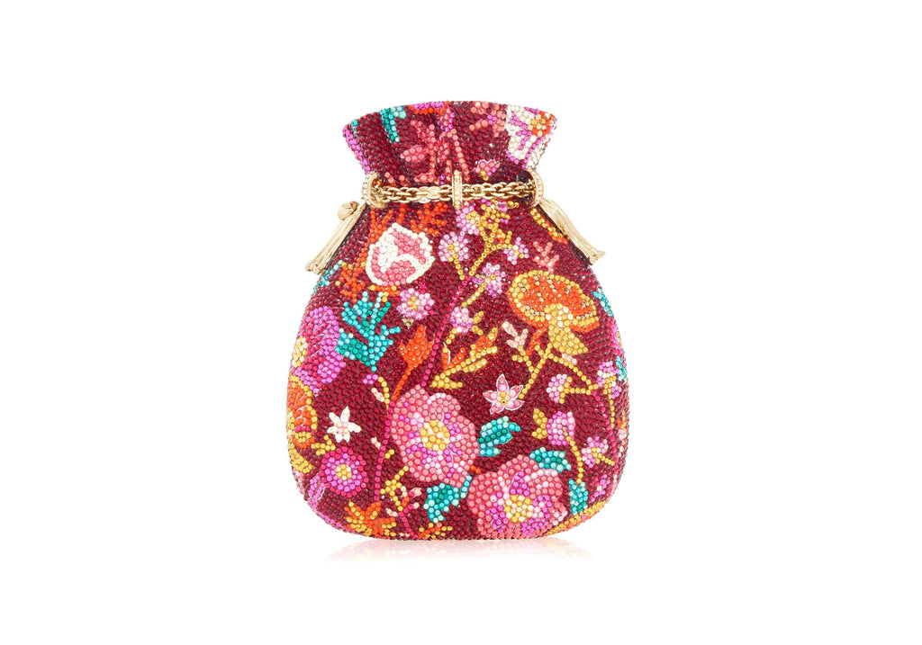 【美品】Judith Leiber ジュディス リーバー　ポーチ　バッグ Marigold Bloom Pouch - Judith Leiber