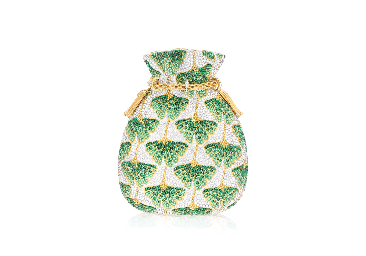 Ginkgo Pouch Green Leaf