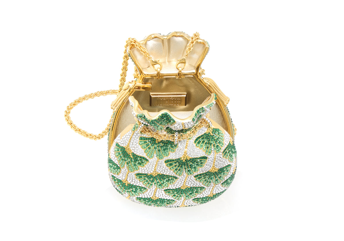 Ginkgo Pouch Green Leaf