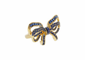 Bow Ring Blue-2