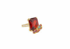 Butterfly Cocktail Ring Multicolor