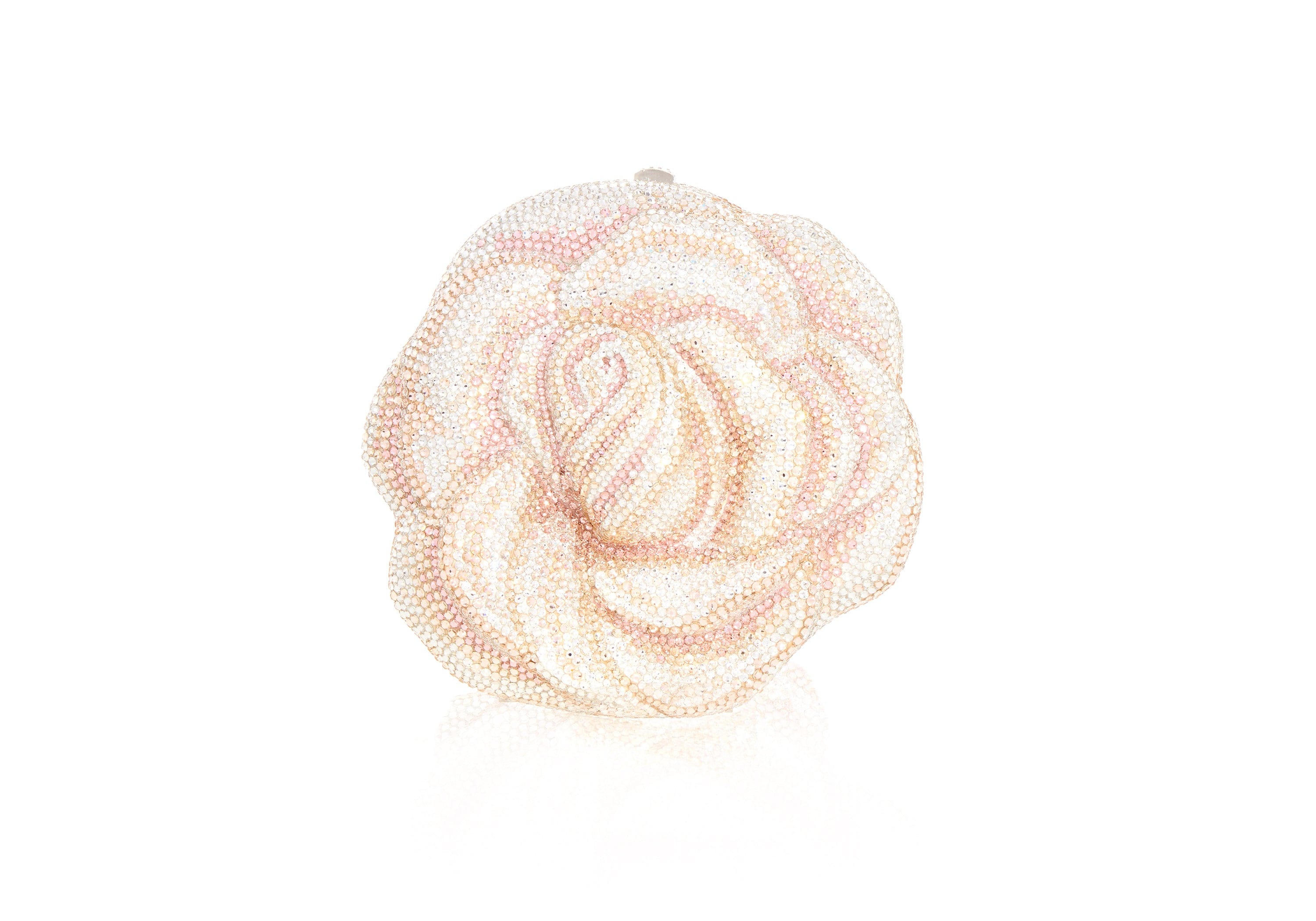 Basket of Roses Blush Bouquet - Judith Leiber