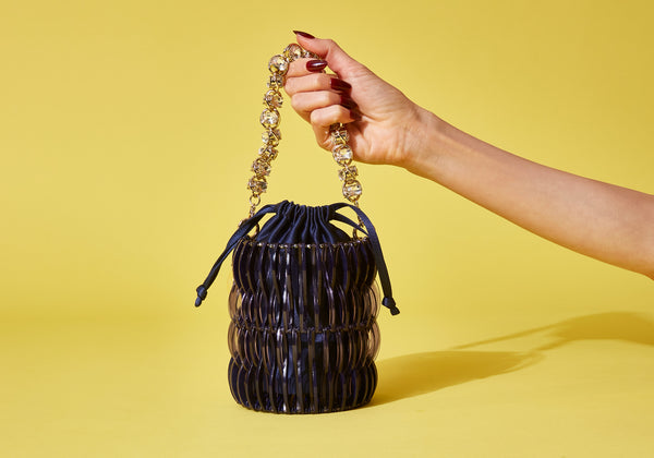 Harper Sodalite Clutch | Judith Leiber