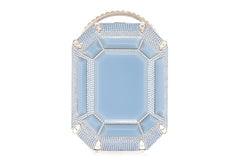 Ring Emerald Cut Blue