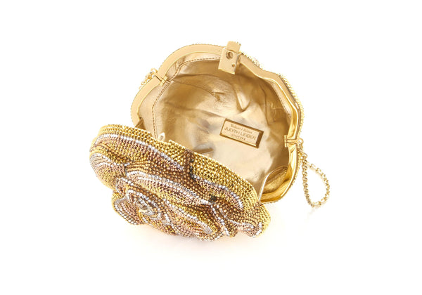 Judith Leiber Crystal Embellished Khloé's Pot of Gold Clutch Bag