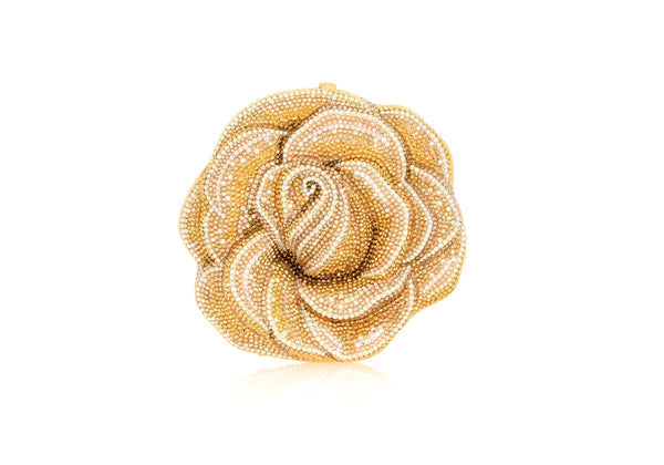Rose Golden Clutch | Judith Leiber