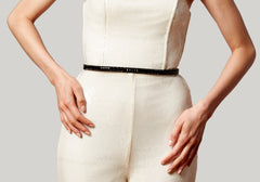 Deco Squares Belt Black