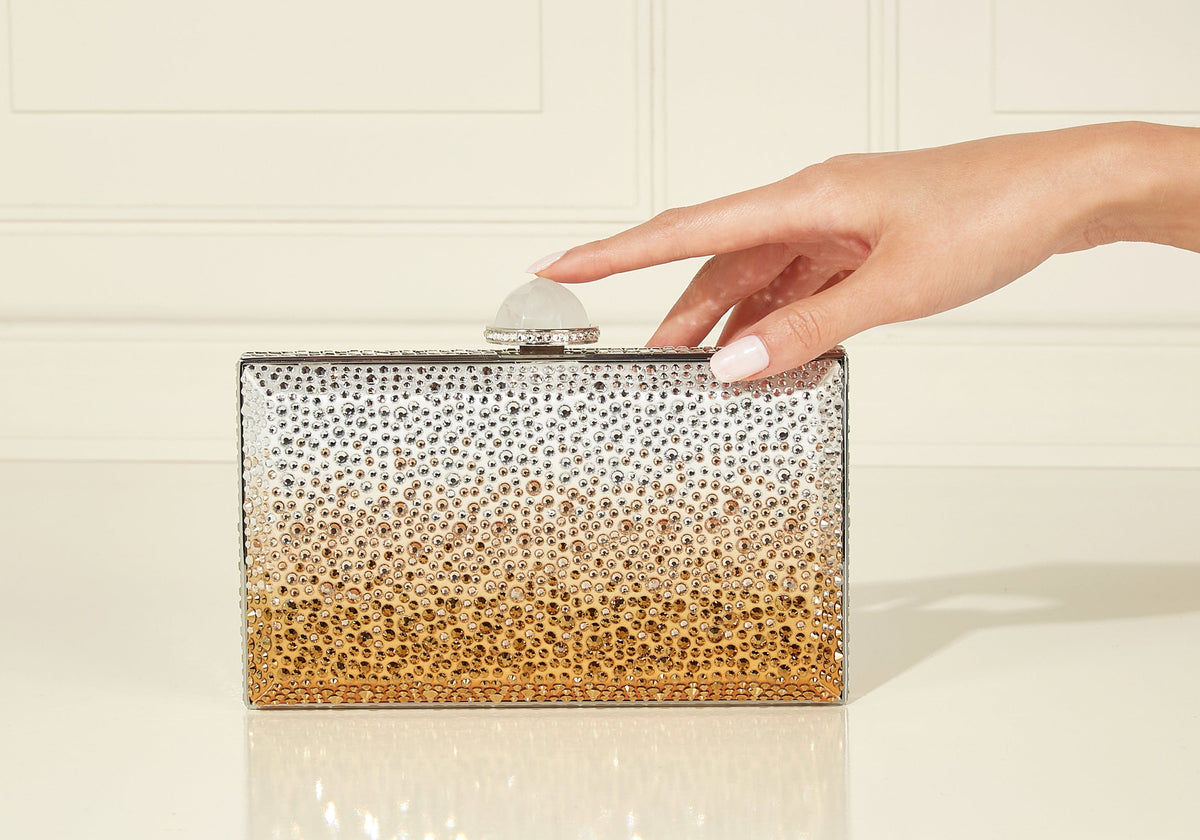 Skylar Crystal Caviar Gradient Golden