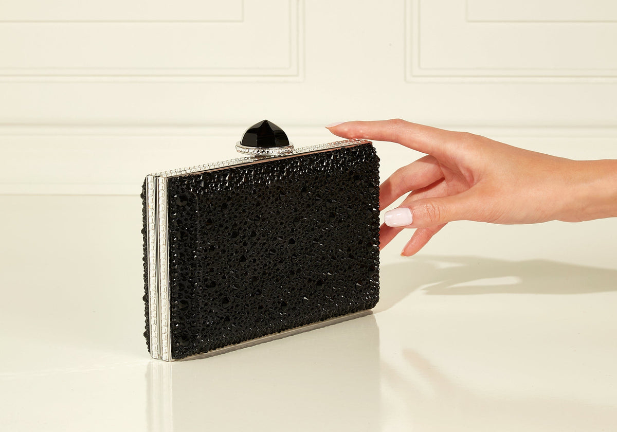 Skylar Crystal Caviar Black