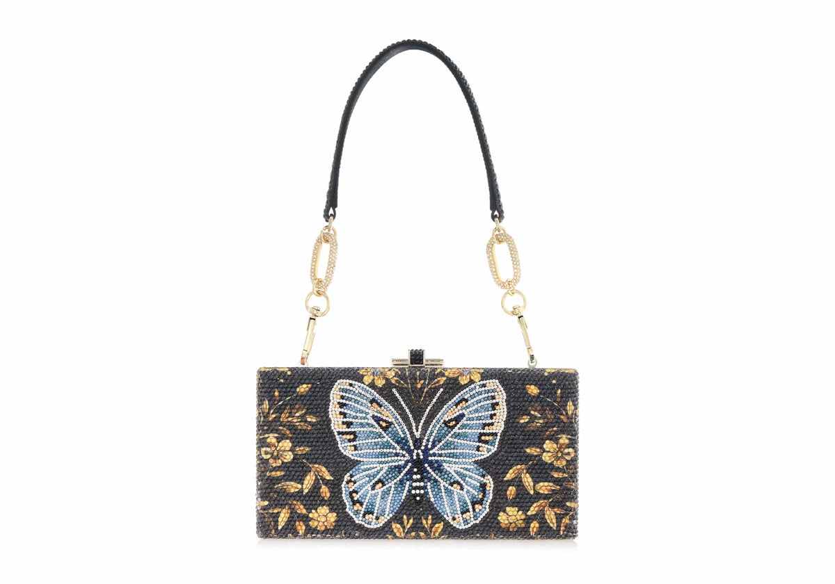 Sleek Rectangle Midnight Butterfly