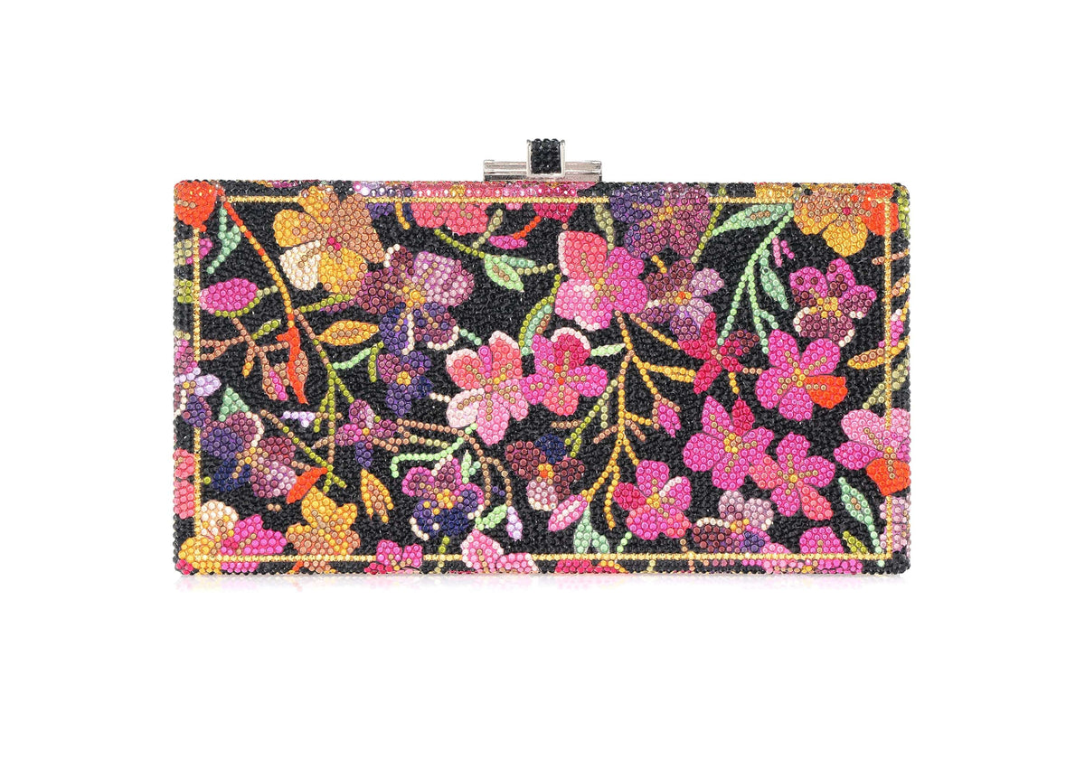 Sleek Rectangle Blazing Flowers