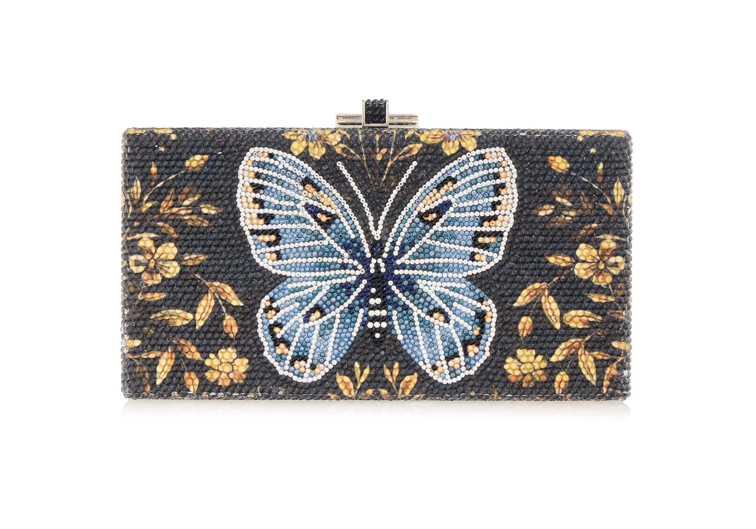 Sleek Rectangle Midnight Butterfly - Judith Leiber Sleek Rectangle Midnight Butterfly - Judith Leiber