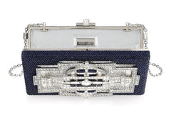 Sleek Rectangle Lillian Navy