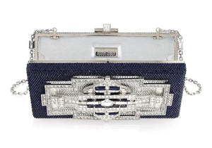 Sleek Rectangle Lillian Navy-3