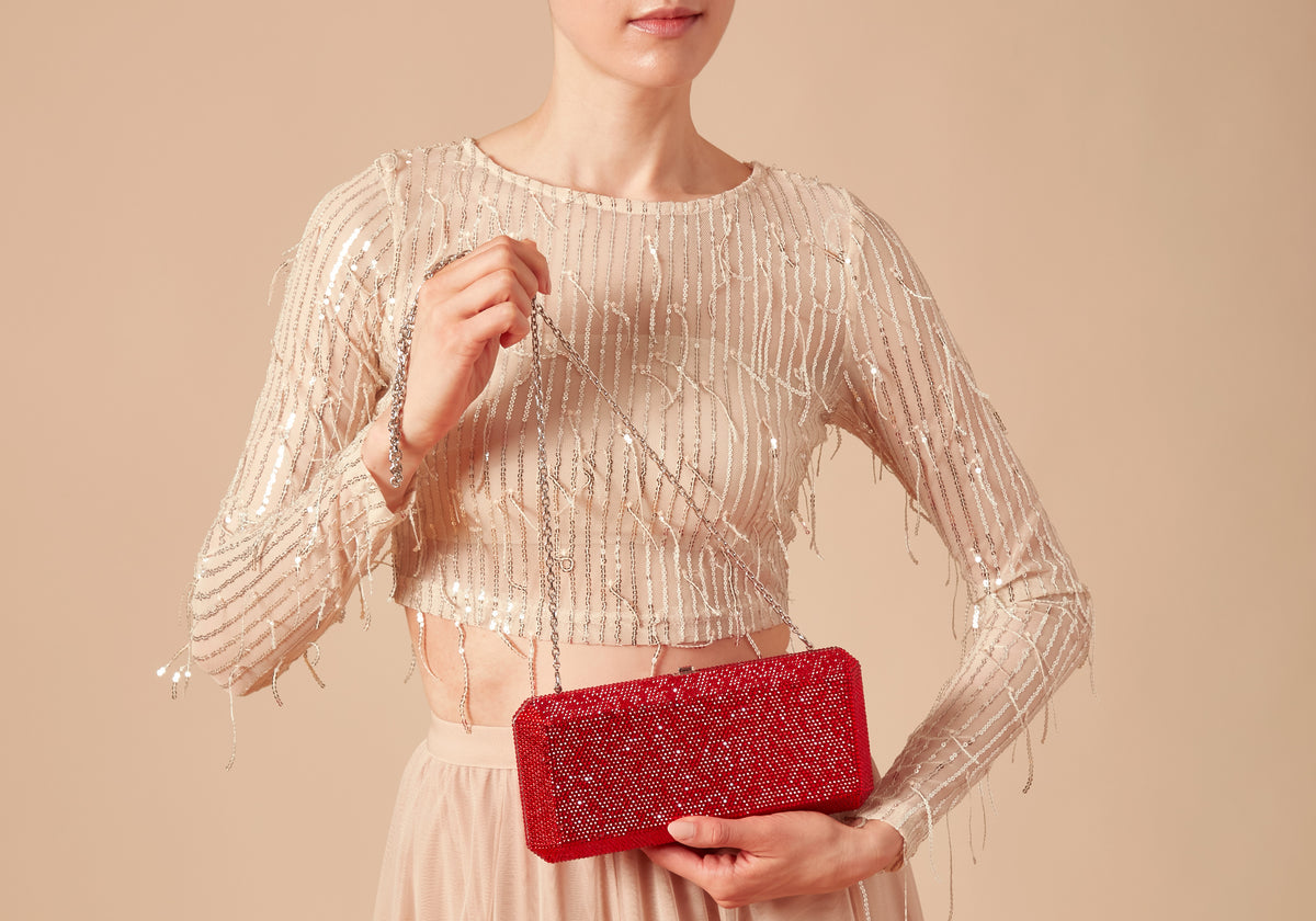 Slim Rectangle Red