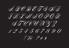 Slim Rectangle Lotus Gem Monogram