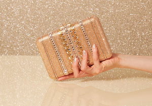 Slim Slide Crystal Lattice Champagne-2