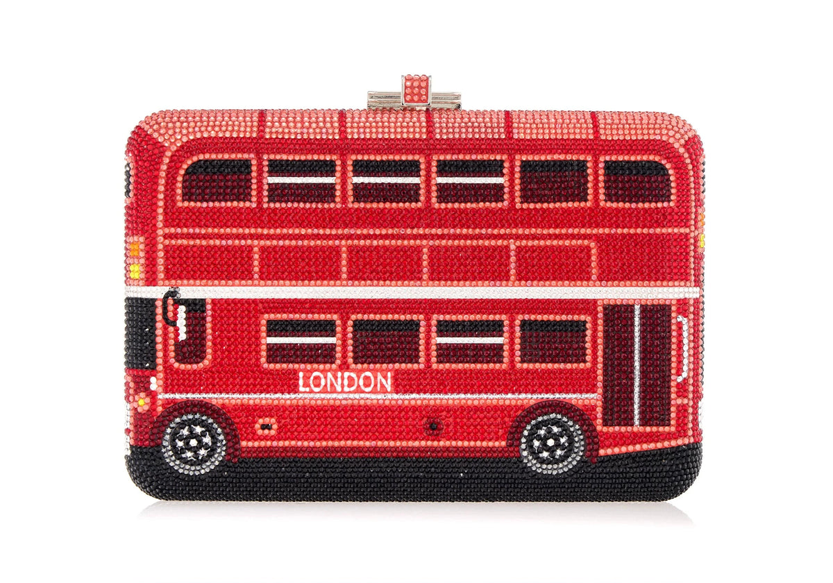 Slim Slide Double Decker crystal clutch lifestyle view