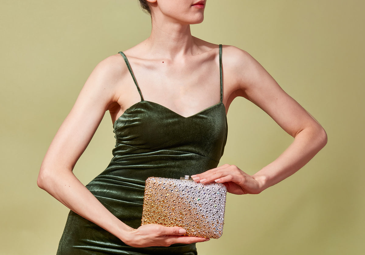 Slim Slide Gradient Caviar Gold