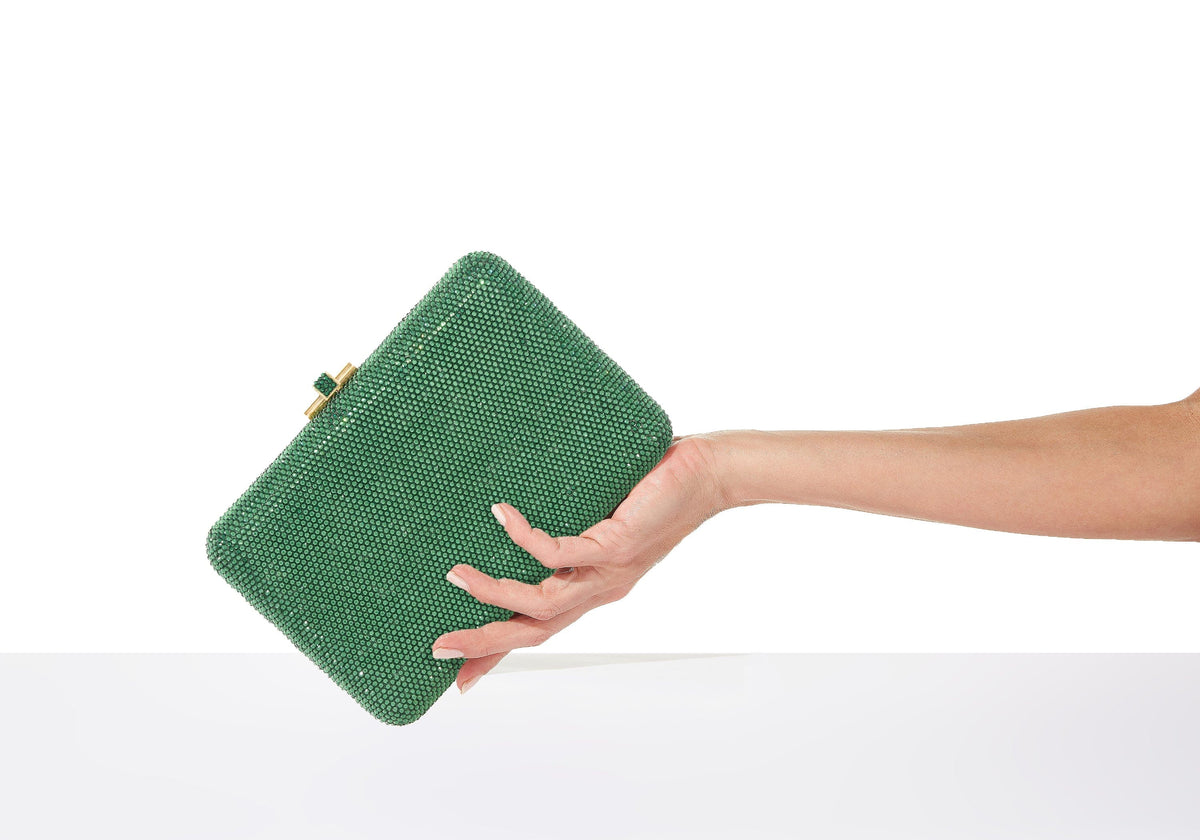 Slim Slide Green Designer Bag