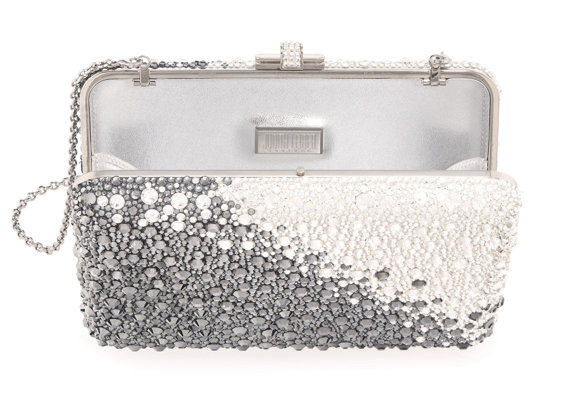 Slim Slide Gradient Caviar Gray Bag