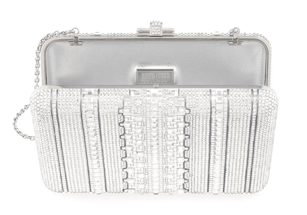 Slim Slide Crystal Lattice Silver