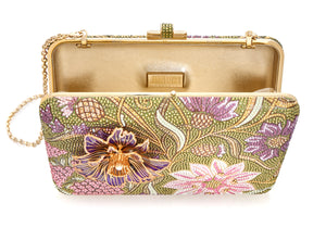 Slim Slide Dancing Floral Clutch-3