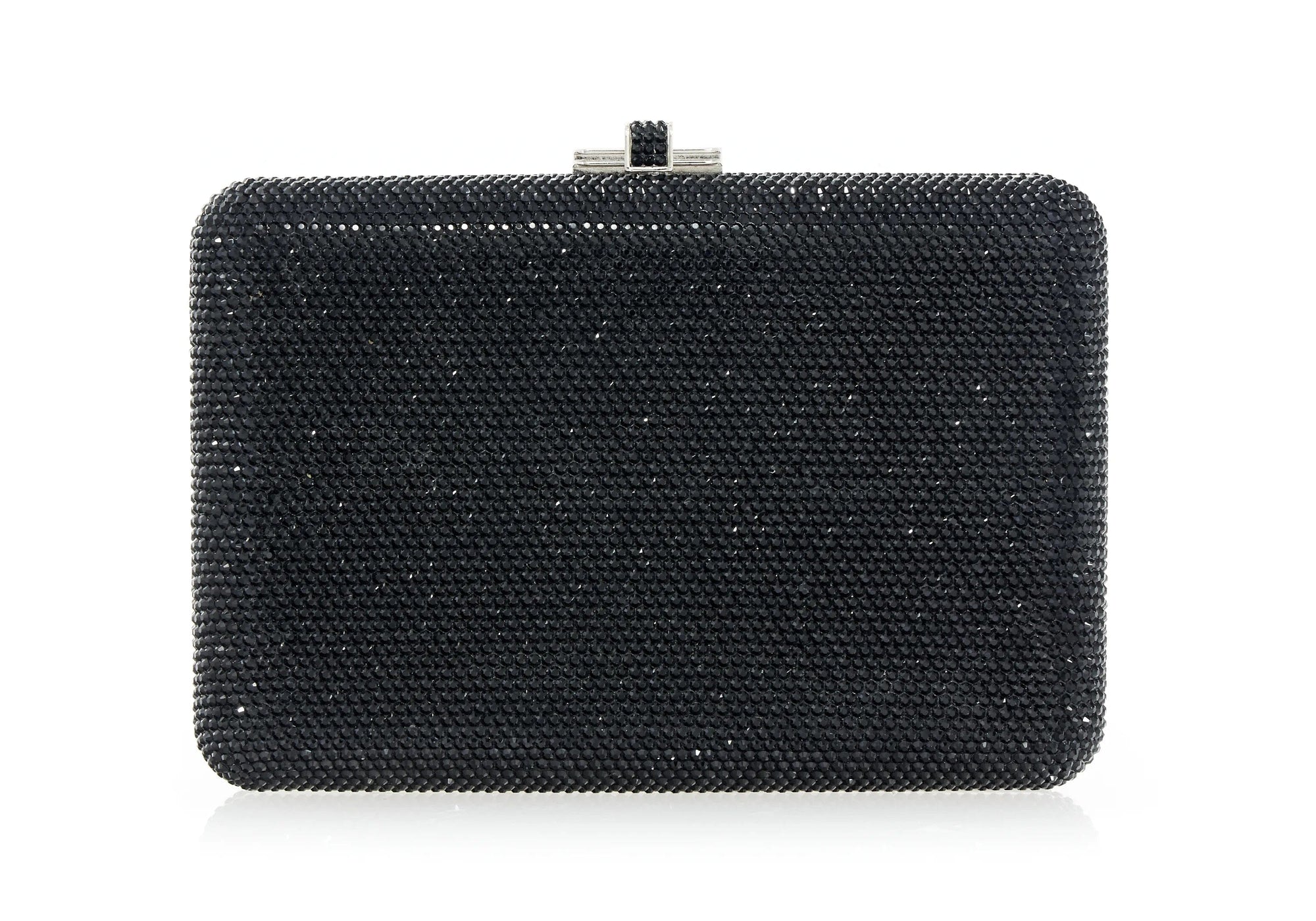 Judith Leiber Black Slim Rectangle Clutch Judith Leiber Black Slim Rectangle Clutch