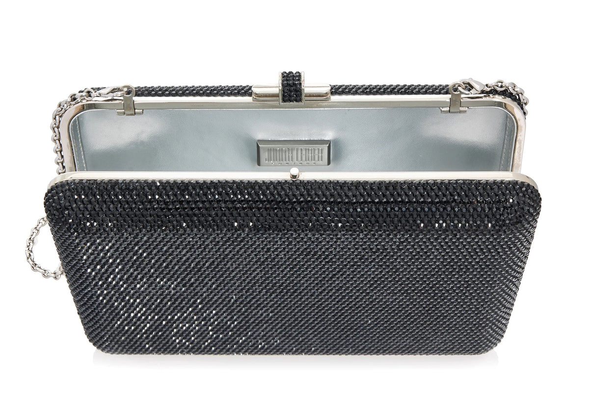 Judith Leiber Slim Slide Black Clutch Judith Leiber Slim Slide Black Clutch